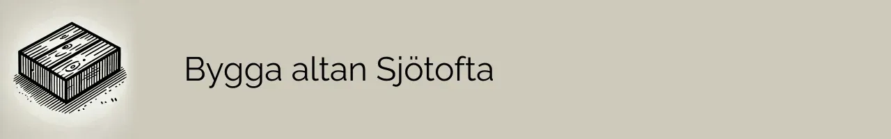 Bygga altan Sjötofta